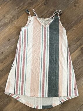 Roxy vertical striped sleeveless tank top